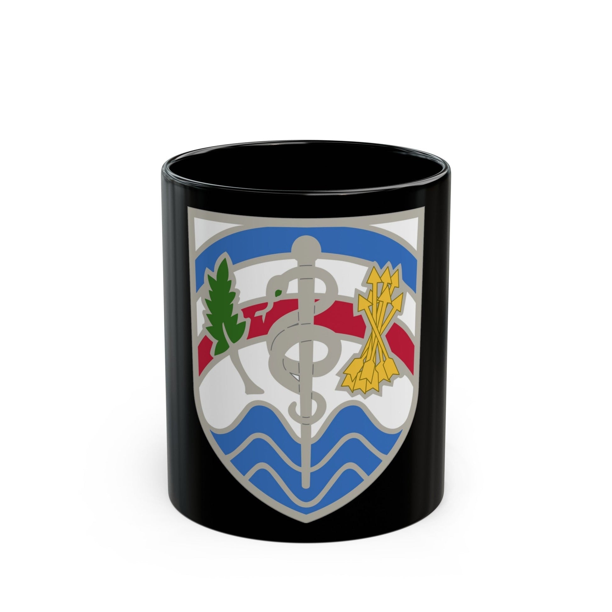 Regional Health Command Atlantic (U.S. Army) Black Coffee Mug-11oz-The Sticker Space