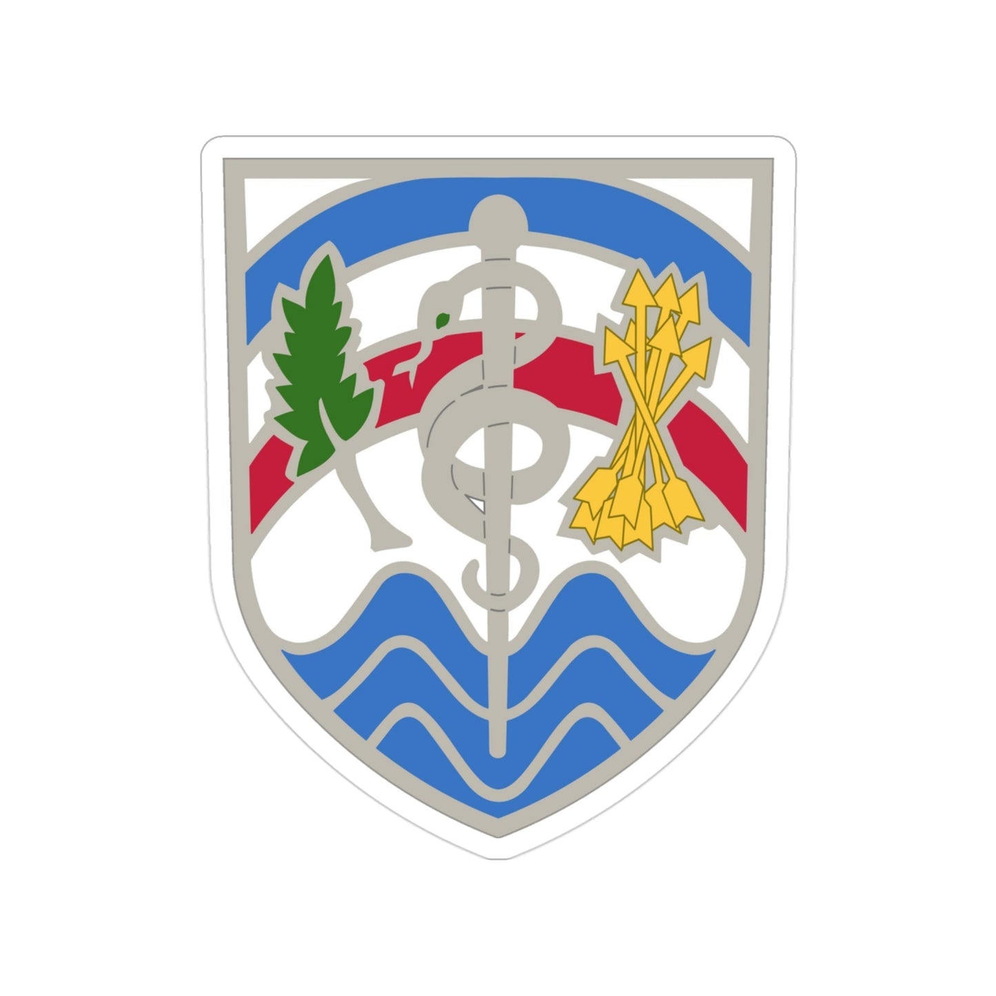 Regional Health Command Atlantic (U.S. Army) Transparent STICKER Die-Cut Vinyl Decal-3 Inch-The Sticker Space