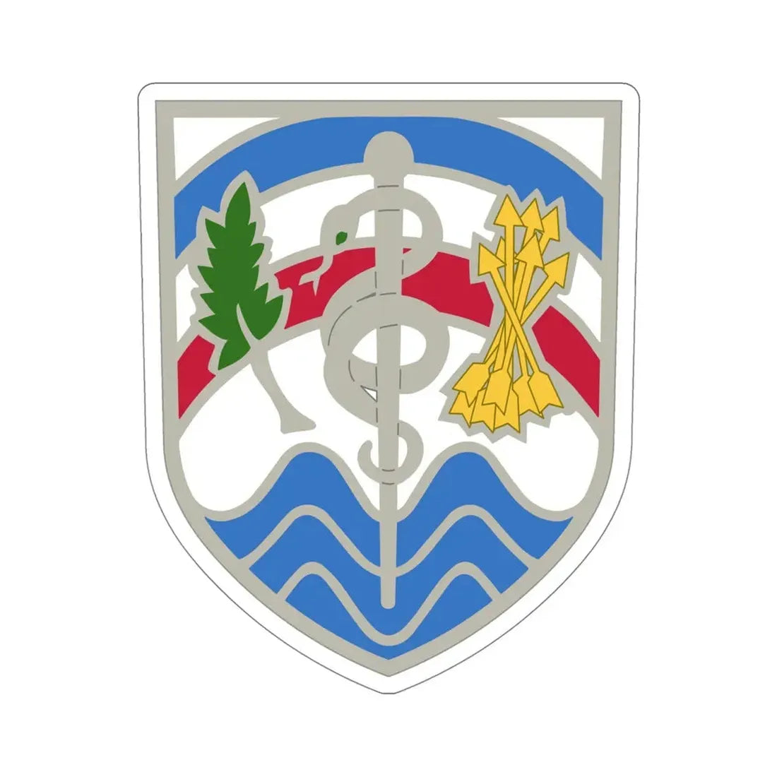 Regional Health Command Atlantic (U.S. Army) STICKER Vinyl Die-Cut Decal 5 Inch - The Sticker Space