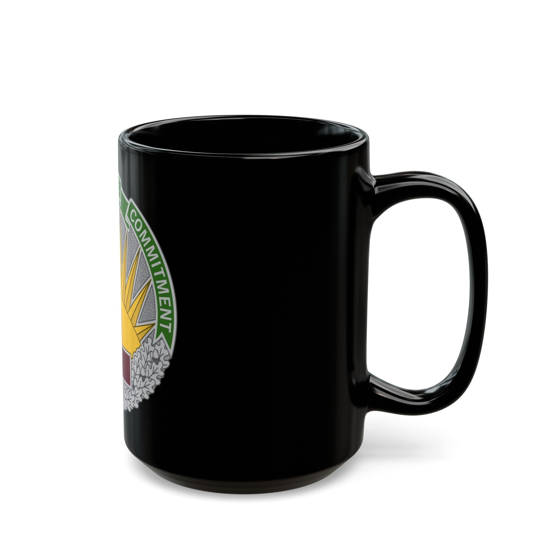 Regional Health Command Central (U.S. Army) Black Coffee Mug-The Sticker Space