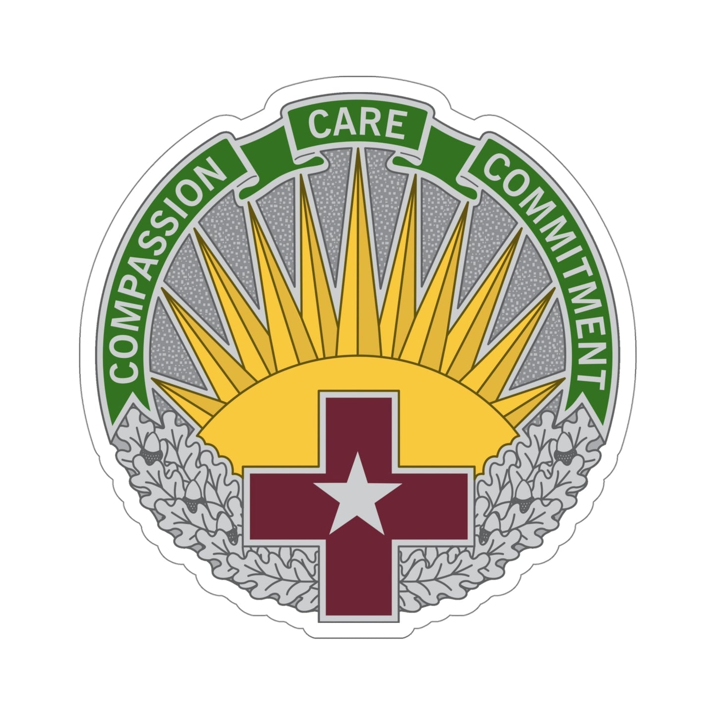 Regional Health Command Central (U.S. Army) STICKER Vinyl Die-Cut Decal-5 Inch-The Sticker Space