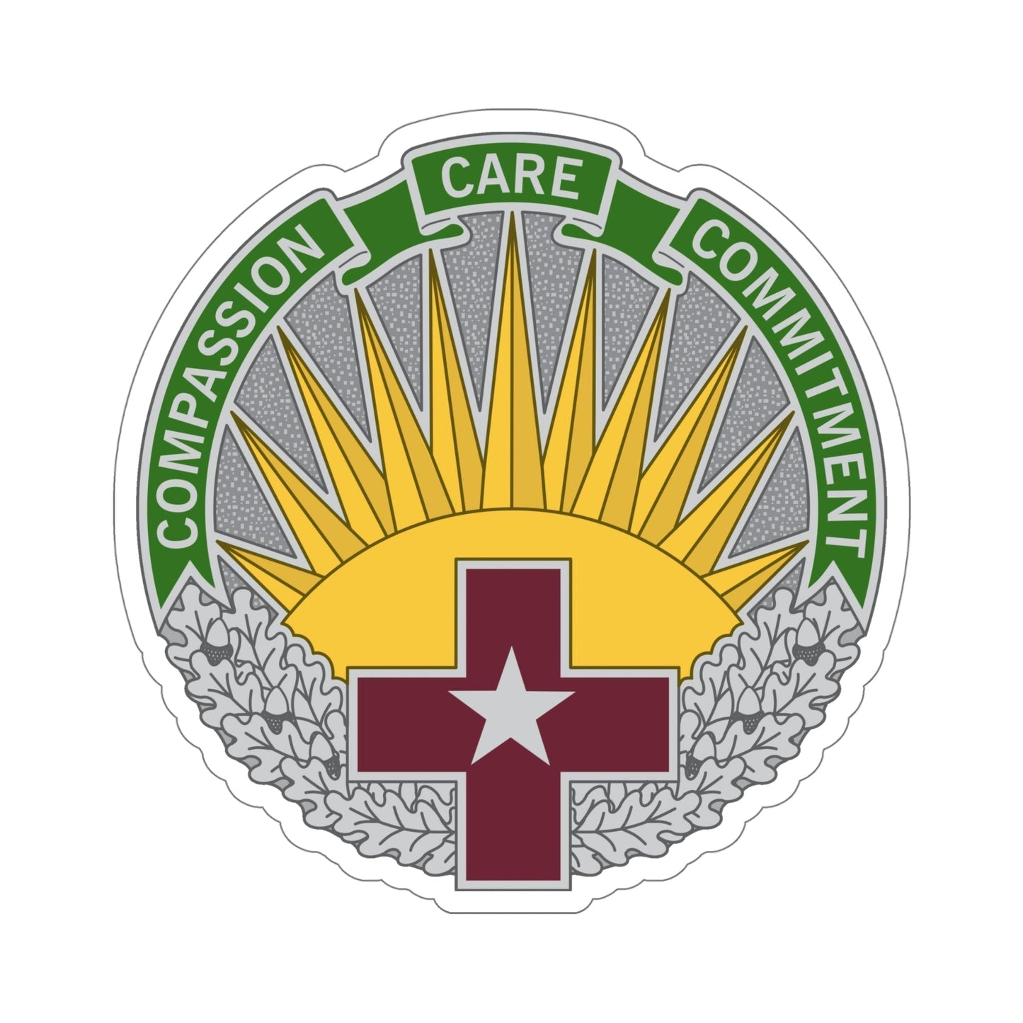 Regional Health Command Central (U.S. Army) STICKER Vinyl Die-Cut Decal-6 Inch-The Sticker Space