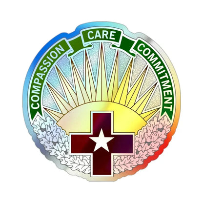 Regional Health Command Central (U.S. Army) Holographic STICKER Die-Cut Vinyl Decal - The Sticker Space