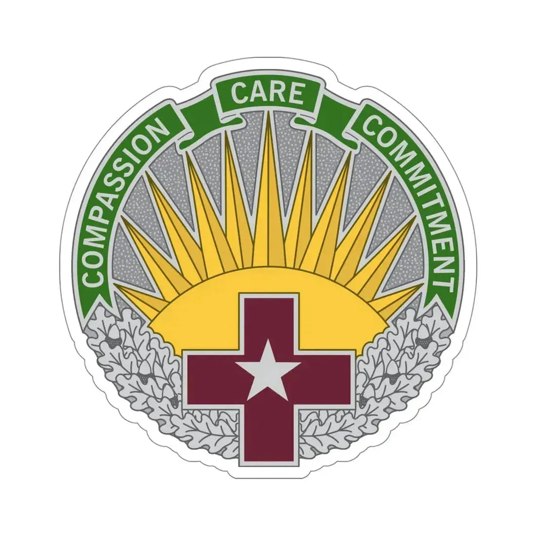 Regional Health Command Central (U.S. Army) STICKER Vinyl Die-Cut Decal 5 Inch - The Sticker Space