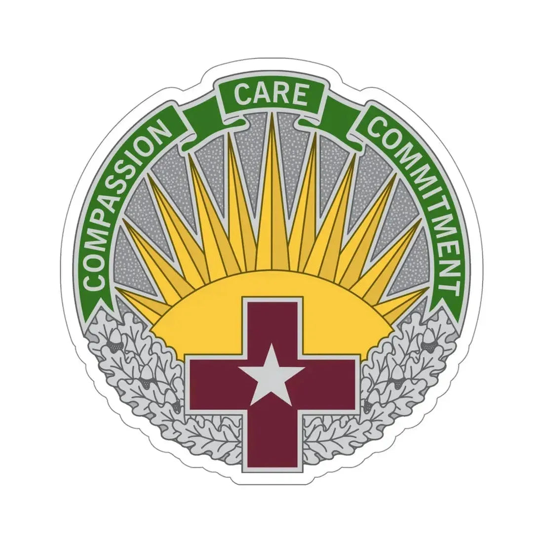 Regional Health Command Central (U.S. Army) STICKER Vinyl Die-Cut Decal 5 Inch - The Sticker Space