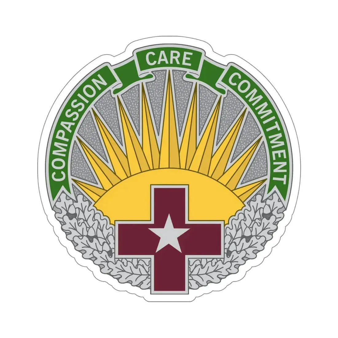 Regional Health Command Central (U.S. Army) STICKER Vinyl Die-Cut Decal - The Sticker Space
