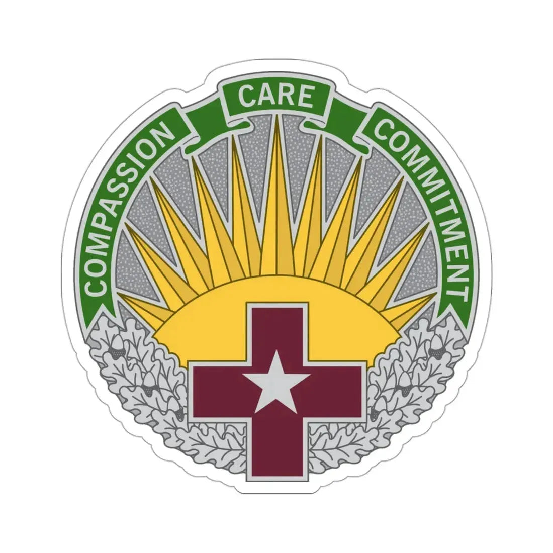 Regional Health Command Central (U.S. Army) STICKER Vinyl Die-Cut Decal - The Sticker Space