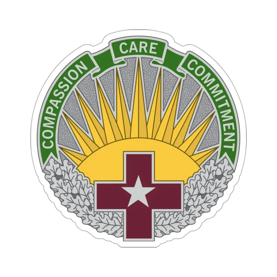 Regional Health Command Central (U.S. Army) STICKER Vinyl Die-Cut Decal - The Sticker Space