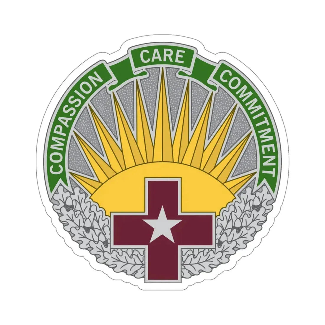 Regional Health Command Central (U.S. Army) STICKER Vinyl Die-Cut Decal - The Sticker Space