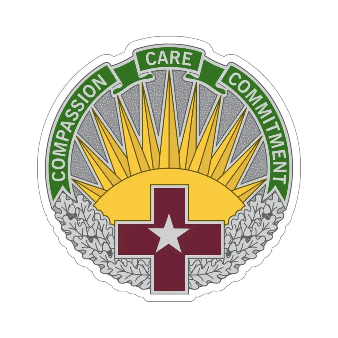 Regional Health Command Central (U.S. Army) STICKER Vinyl Die-Cut Decal - The Sticker Space