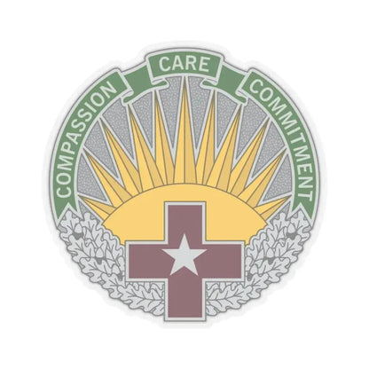 Regional Health Command Central (U.S. Army) STICKER Vinyl Kiss-Cut Decal 2 Inch Transparent - The Sticker Space