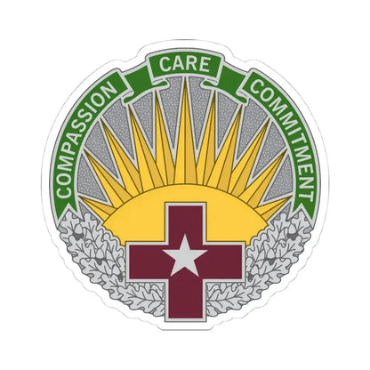 Regional Health Command Central (U.S. Army) STICKER Vinyl Kiss-Cut Decal 4 Inch White - The Sticker Space