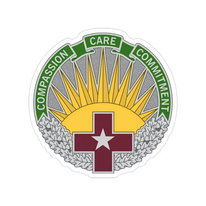 Regional Health Command Central (U.S. Army) Transparent STICKER Die-Cut Vinyl Decal 3 Inch - The Sticker Space