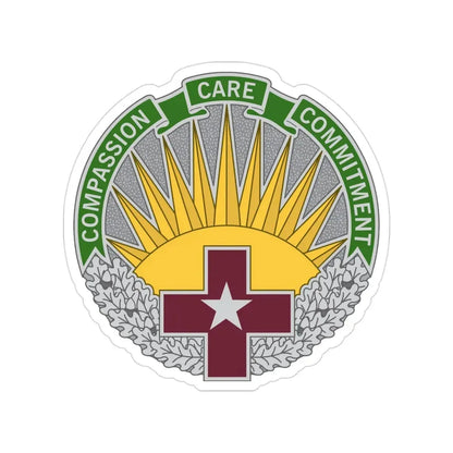 Regional Health Command Central (U.S. Army) Transparent STICKER Die-Cut Vinyl Decal 3 Inch - The Sticker Space