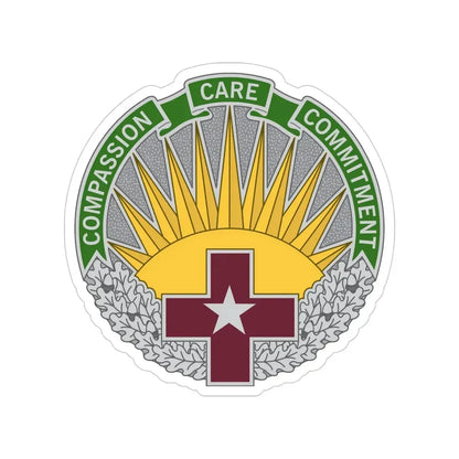 Regional Health Command Central (U.S. Army) Transparent STICKER Die-Cut Vinyl Decal 4 Inch - The Sticker Space