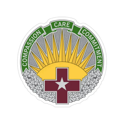 Regional Health Command Central (U.S. Army) Transparent STICKER Die-Cut Vinyl Decal 5 Inch - The Sticker Space