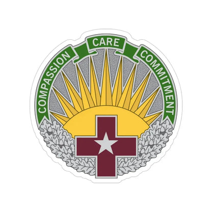 Regional Health Command Central (U.S. Army) Transparent STICKER Die-Cut Vinyl Decal 5 Inch - The Sticker Space