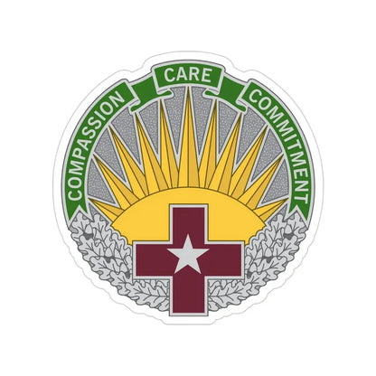 Regional Health Command Central (U.S. Army) Transparent STICKER Die-Cut Vinyl Decal 6 Inch - The Sticker Space