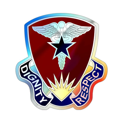 Regional Health Command Europe (U.S. Army) Holographic STICKER Die-Cut Vinyl Decal-4 Inch-The Sticker Space