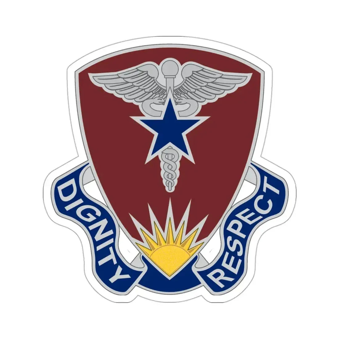 Regional Health Command Europe (U.S. Army) STICKER Vinyl Die-Cut Decal 3 Inch - The Sticker Space