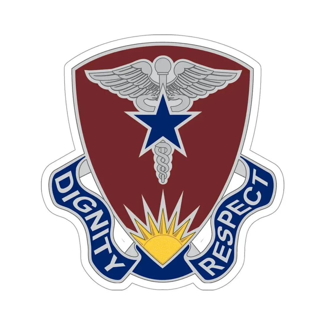 Regional Health Command Europe (U.S. Army) STICKER Vinyl Die-Cut Decal 4 Inch - The Sticker Space