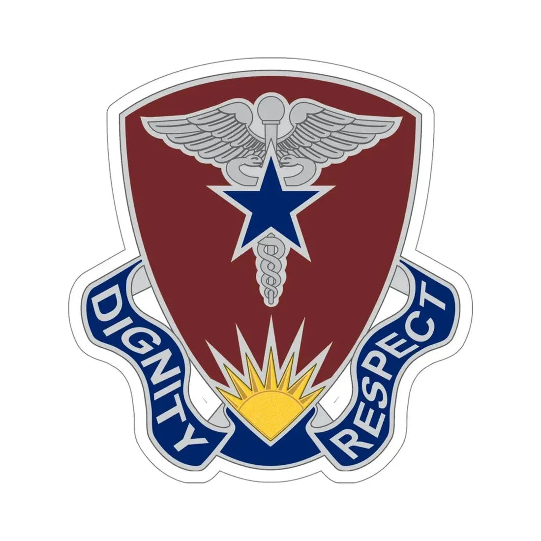 Regional Health Command Europe (U.S. Army) STICKER Vinyl Die-Cut Decal 5 Inch - The Sticker Space