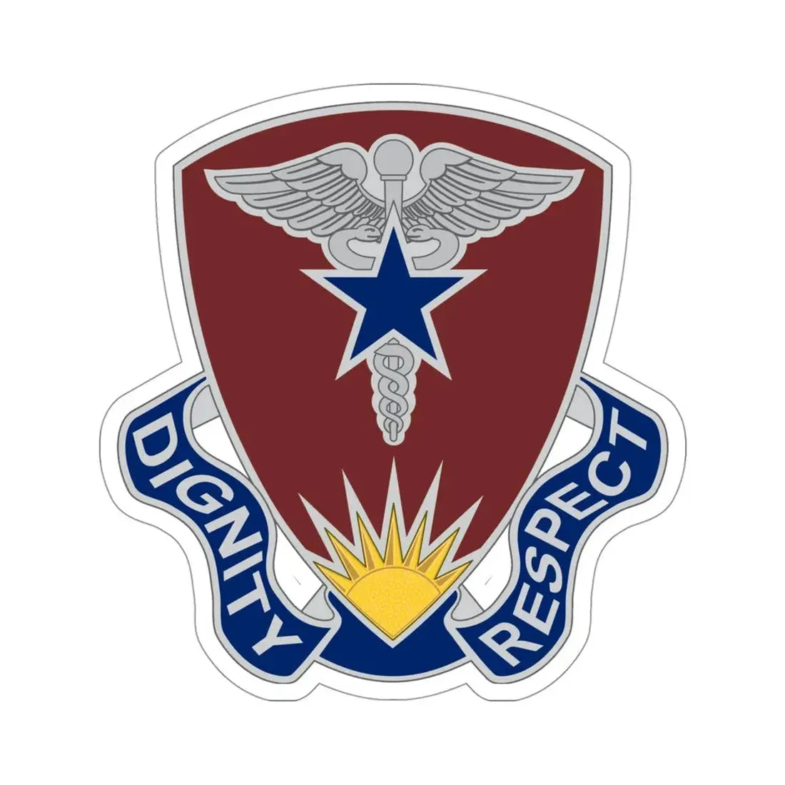 Regional Health Command Europe (U.S. Army) STICKER Vinyl Die-Cut Decal - The Sticker Space