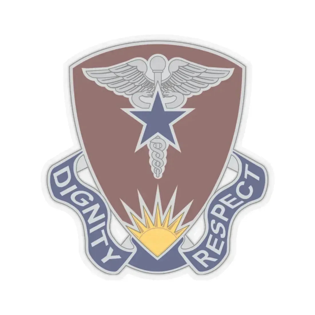 Regional Health Command Europe (U.S. Army) STICKER Vinyl Kiss-Cut Decal 2 Inch Transparent - The Sticker Space