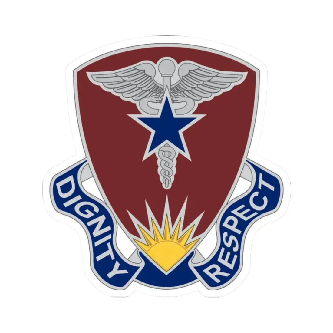 Regional Health Command Europe (U.S. Army) STICKER Vinyl Kiss-Cut Decal 2 Inch White - The Sticker Space