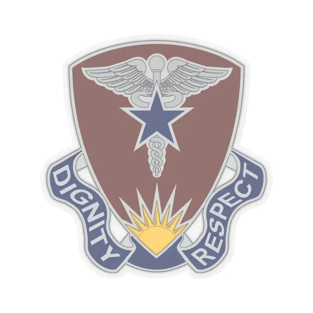 Regional Health Command Europe (U.S. Army) STICKER Vinyl Kiss-Cut Decal 4 Inch Transparent - The Sticker Space