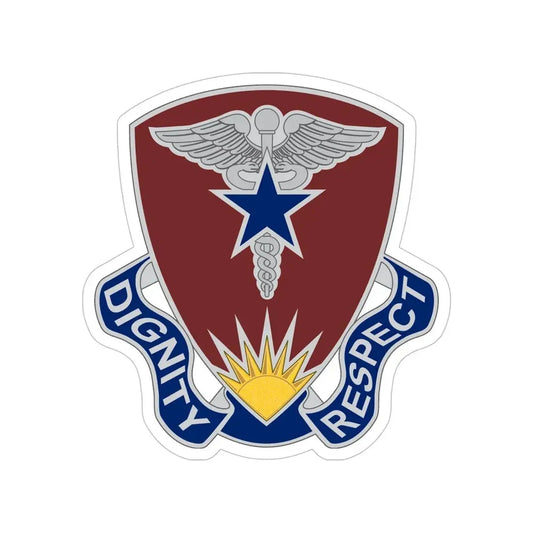 Regional Health Command Europe (U.S. Army) Transparent STICKER Die-Cut Vinyl Decal 6 Inch - The Sticker Space