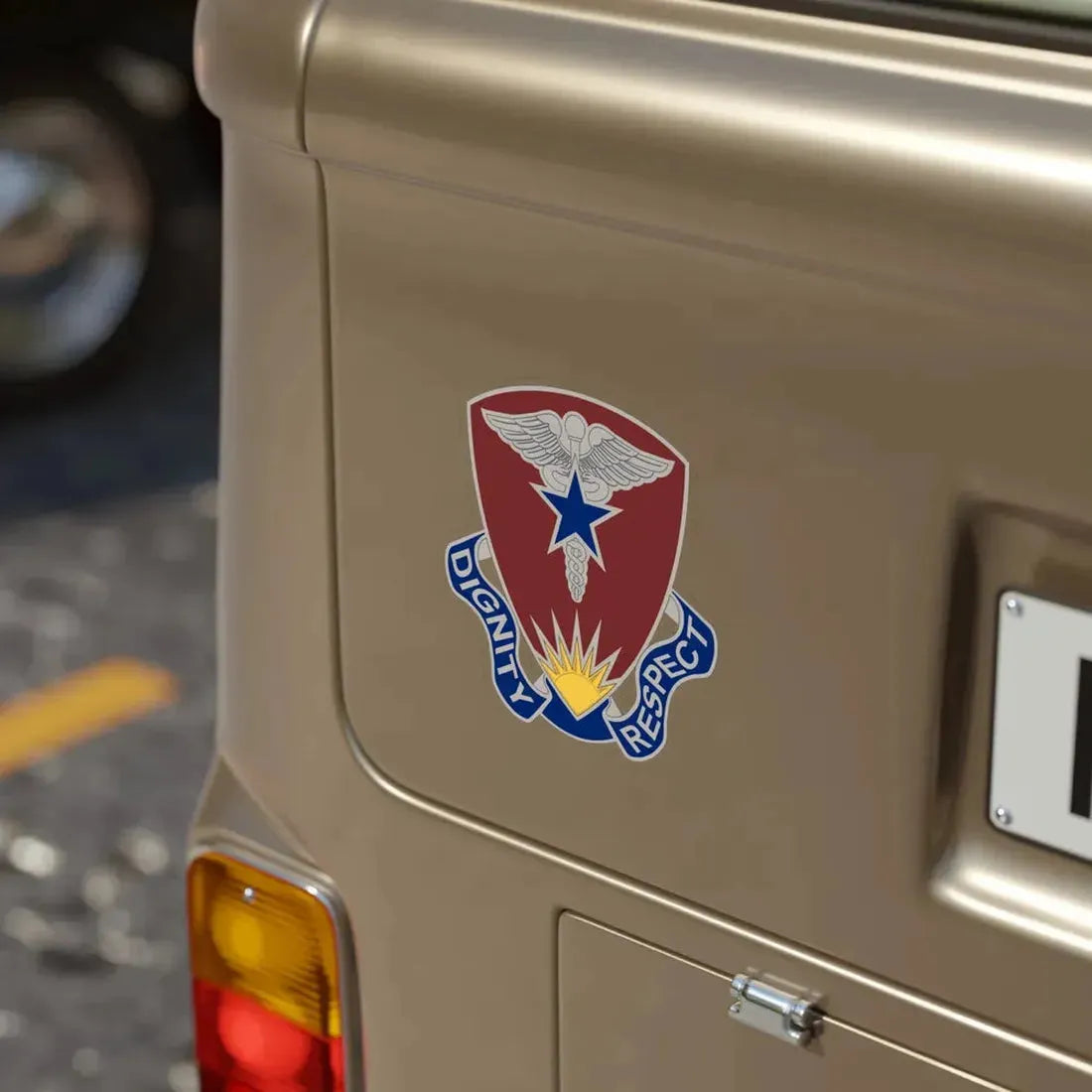 Regional Health Command Europe (U.S. Army) Transparent STICKER Die-Cut Vinyl Decal - The Sticker Space