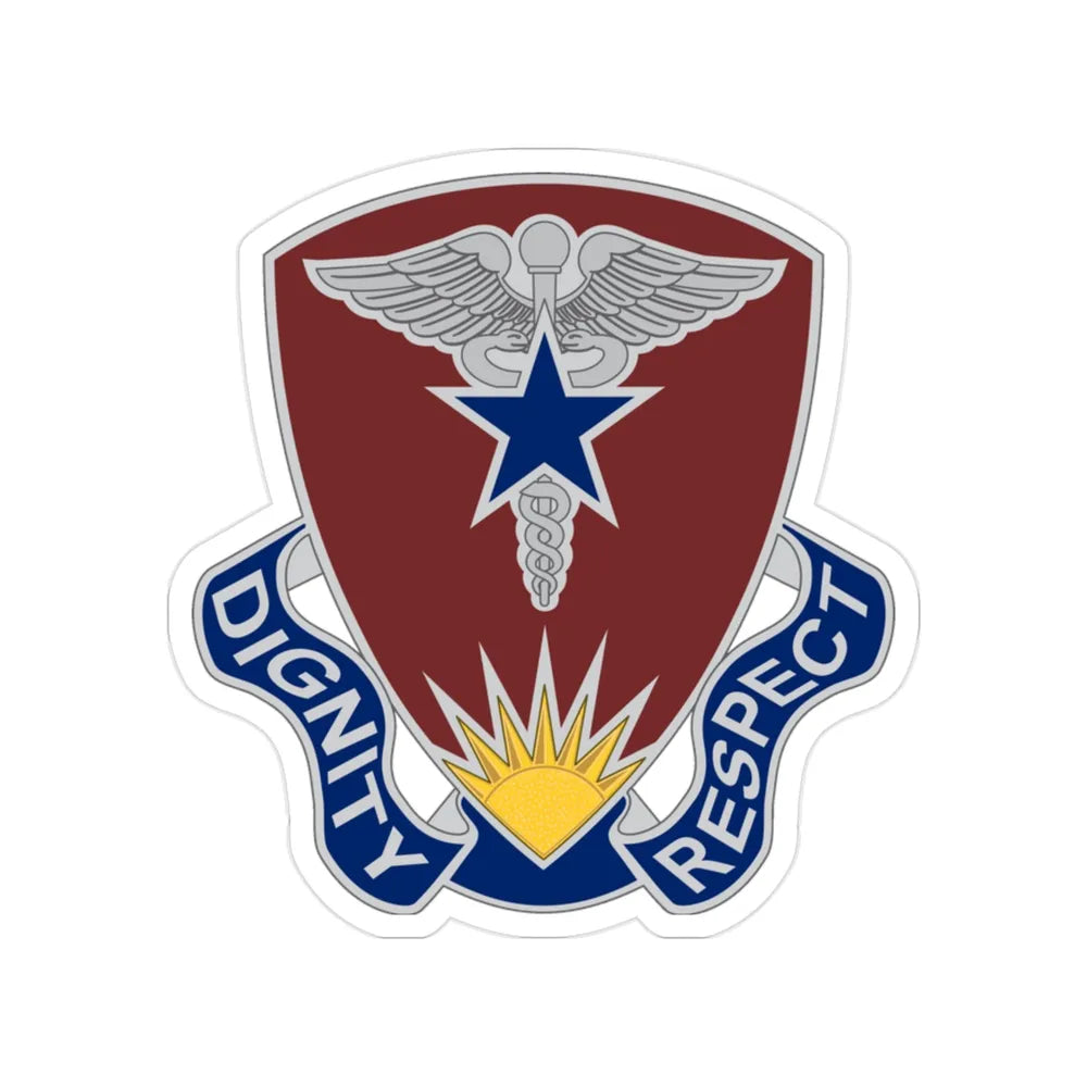 Regional Health Command Europe (U.S. Army) Transparent STICKER Die-Cut Vinyl Decal - The Sticker Space