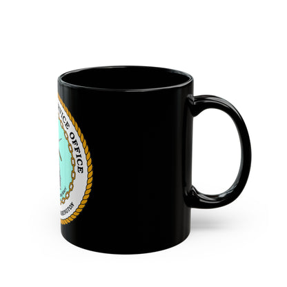 Regional Legal Service Offices (U.S. Navy) Black Coffee Mug-The Sticker Space