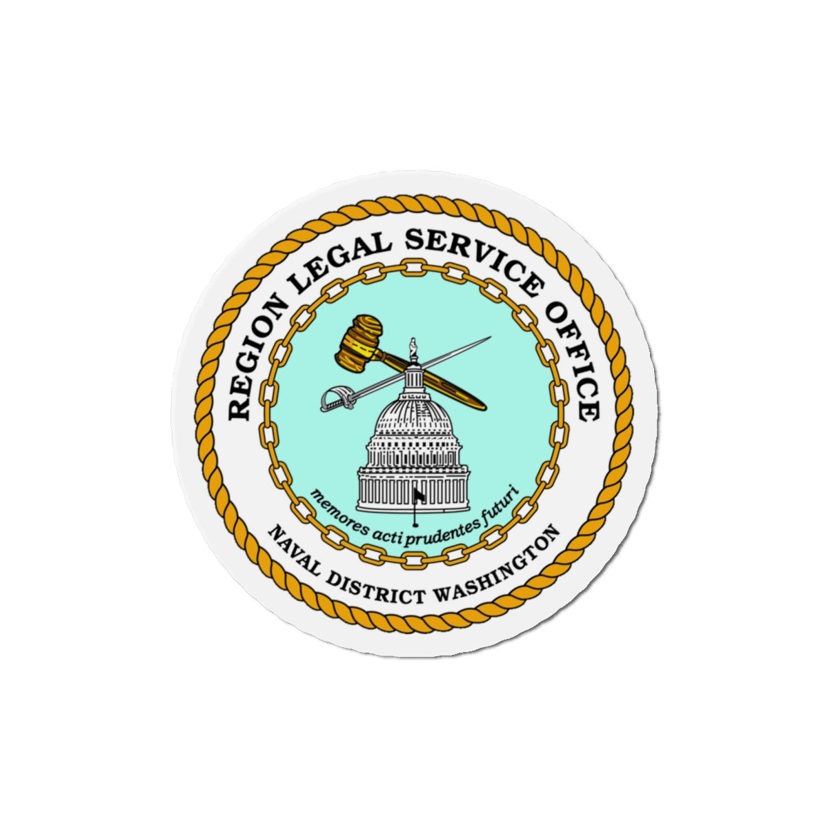 Regional Legal Service Offices (U.S. Navy) Die-Cut Magnet-6 × 6"-The Sticker Space