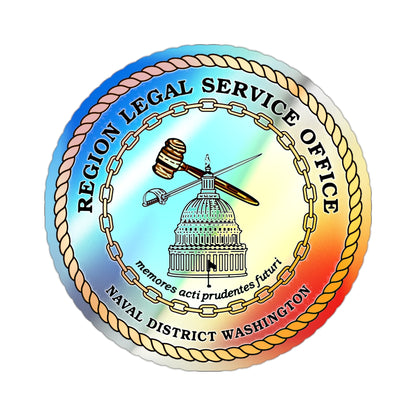 Regional Legal Service Offices (U.S. Navy) Holographic STICKER Die-Cut Vinyl Decal-2 Inch-The Sticker Space