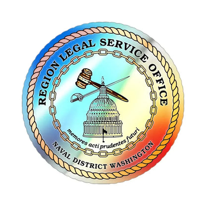 Regional Legal Service Offices (U.S. Navy) Holographic STICKER Die-Cut Vinyl Decal - The Sticker Space
