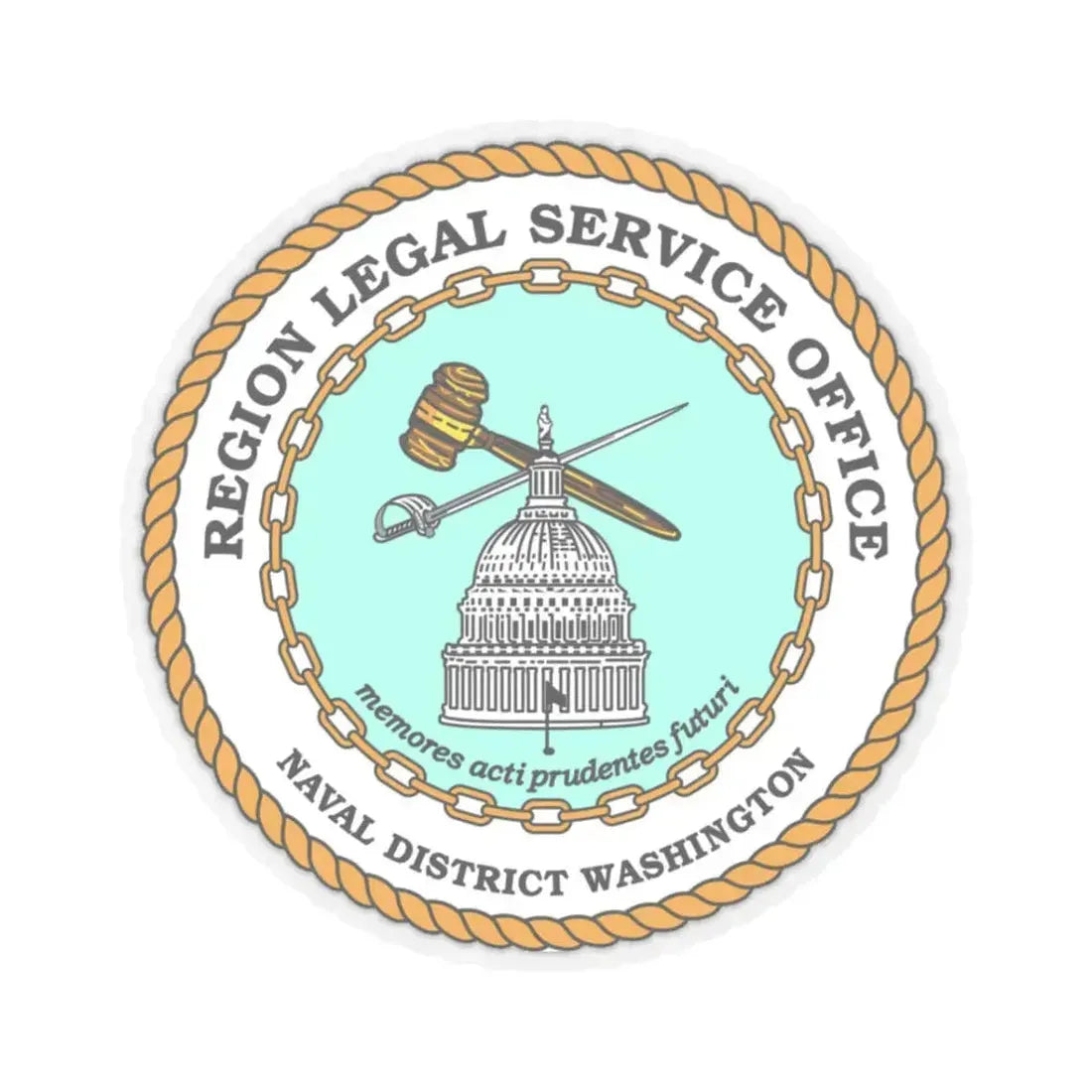Regional Legal Service Offices (U.S. Navy) STICKER Vinyl Kiss-Cut Decal 3 Inch Transparent - The Sticker Space