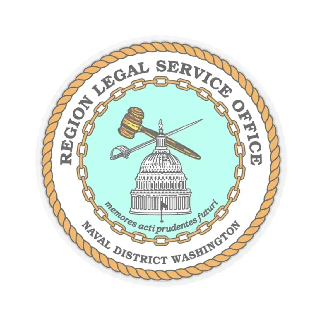 Regional Legal Service Offices (U.S. Navy) STICKER Vinyl Kiss-Cut Decal 6 Inch Transparent - The Sticker Space