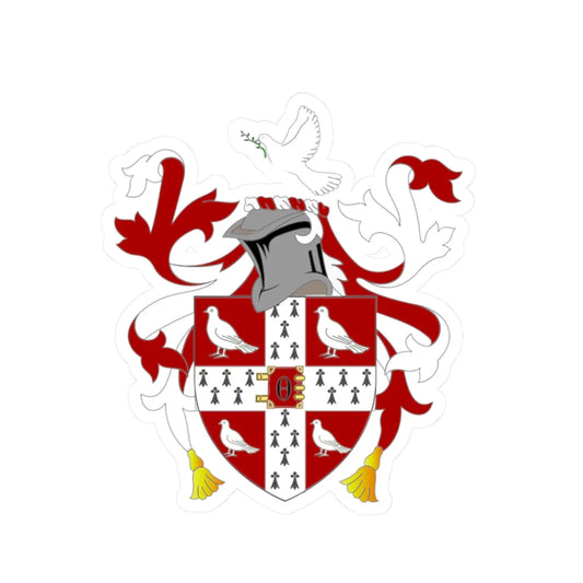 Regius Professor Divinity Cantab (England) (Coat of Arms) STICKER Vinyl Kiss-Cut Decal 2 Inch White - The Sticker Space
