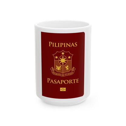 Regular Philippine Passport - White Coffee Mug