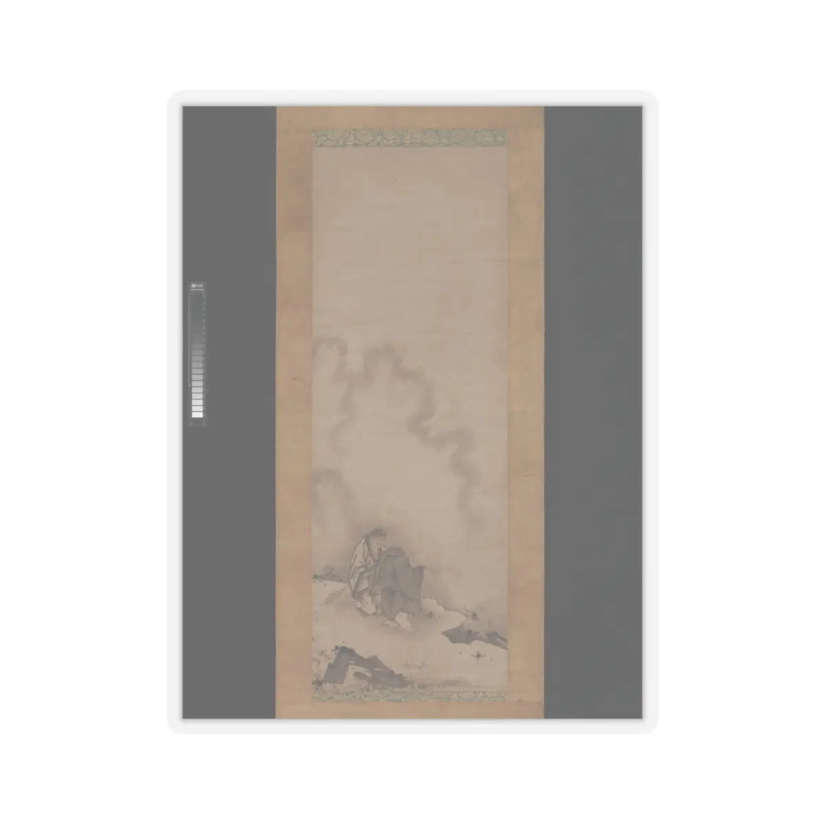 Reisai - Fenggan, Hanshan, and Shide - first half of the 15th century v2 - STICKER Vinyl Kiss-Cut Decal