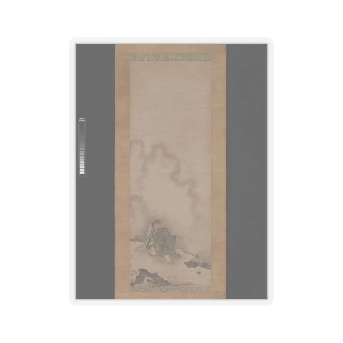 Reisai - Fenggan, Hanshan, and Shide - first half of the 15th century v2 - STICKER Vinyl Kiss-Cut Decal