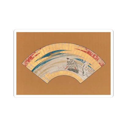 Reizei Tamechika - Breaking a Plum Branch on a Snowy Night; Bamboo in Snow - 19th century v2 - STICKER Vinyl Kiss-Cut Decal