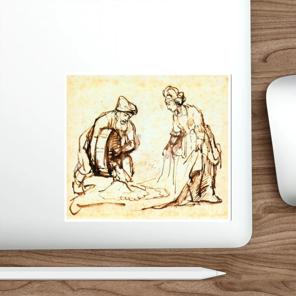SKU:29706176255484684180 Sticker types:White Shape:Die-Cut Sizes:5" × 5"