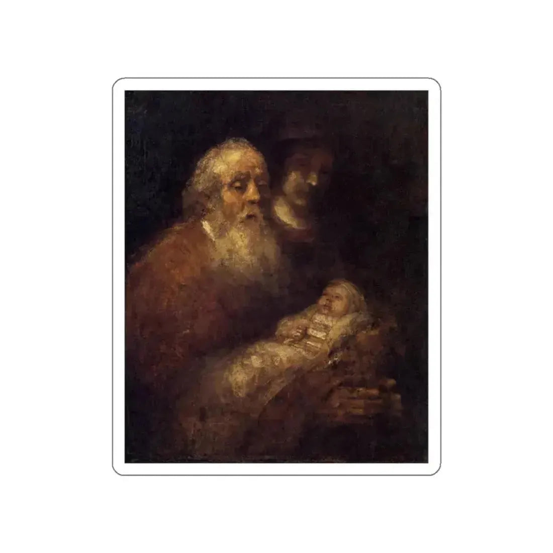 REMBRANDT Harmenszoon van RIJN - Circumcision (Artwork) STICKER Vinyl Die-Cut Decal - The Sticker Space