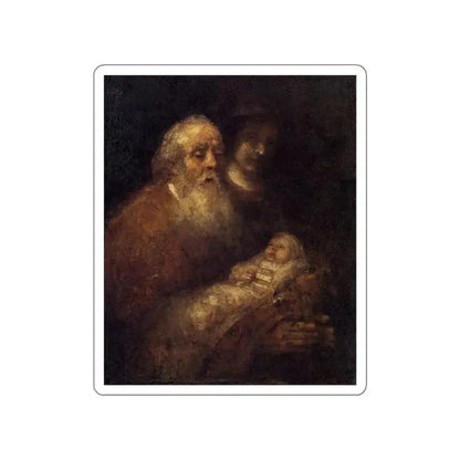 REMBRANDT Harmenszoon van RIJN - Circumcision (Artwork) STICKER Vinyl Die-Cut Decal White Die-Cut 4 Inch - The Sticker Space