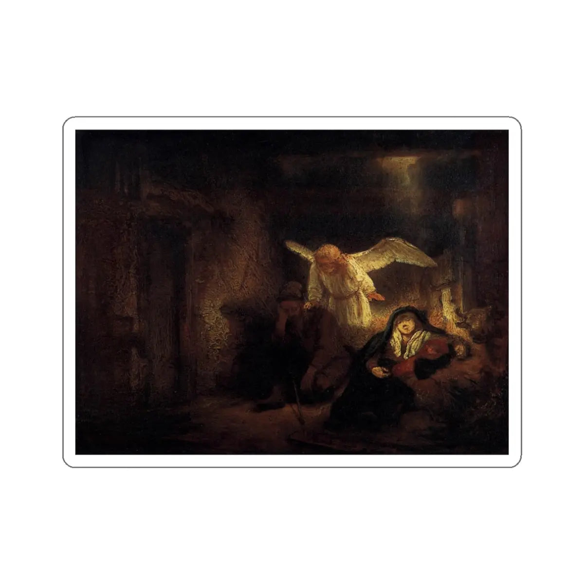 SKU:11976023279506283288 Sticker types:White Shape:Die-Cut Sizes:3" × 3"