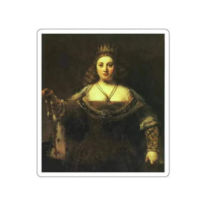 REMBRANDT Harmenszoon van RIJN - Juno (Artwork) STICKER Vinyl Die-Cut Decal White Die-Cut 2 Inch - The Sticker Space