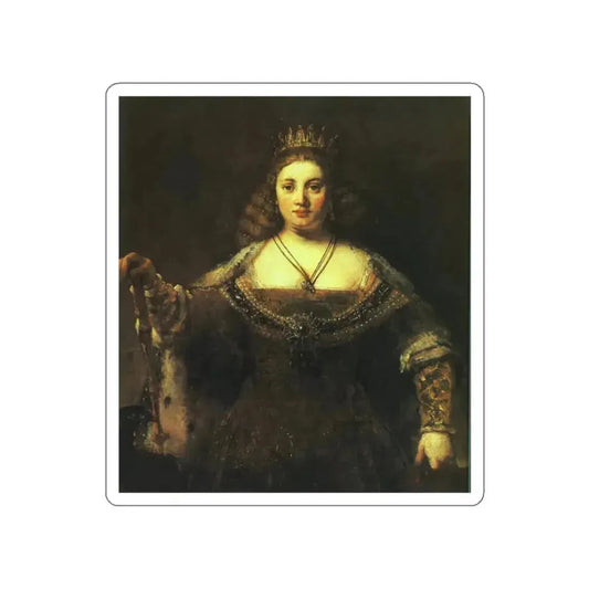 REMBRANDT Harmenszoon van RIJN - Juno (Artwork) STICKER Vinyl Die-Cut Decal White Die-Cut 2 Inch - The Sticker Space
